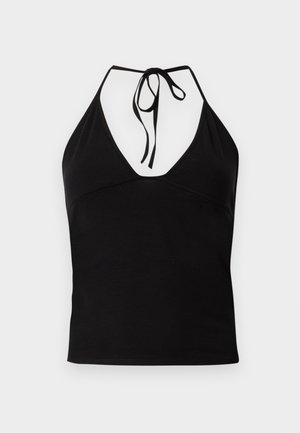 Weekday HALTER - Topper - black