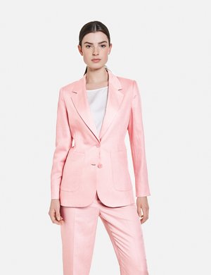 LANGAR GEFÜTTERT TAILLIERTER - Blazer - rose powder