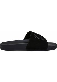 Karl Kani POOL - Pantoletai - black grey