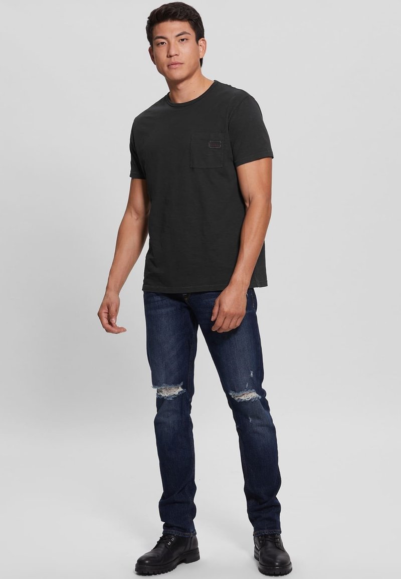 Guess T-shirt basic zwart