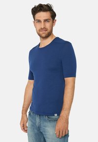 Danish Endurance - MERINO - T-Shirt basic - navy Thumbnail-Bild 1