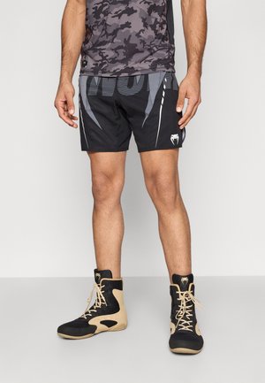 FIGHTSHORTS - Kurze Sporthose - black/silver-coloured grey