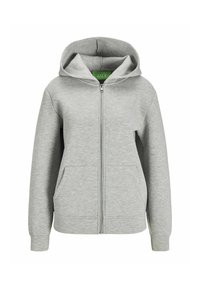 JJXX KAPUZEN JXEMMA  - Jaka ar rāvējslēdzēju - light grey melange