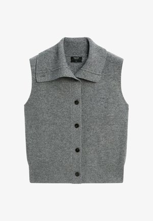 Massimo Dutti, Waistcoat - dark grey
