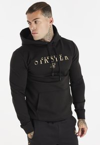SIKSILK - DIVISION OVERHEAD HOODIE - Mikina - black - 0