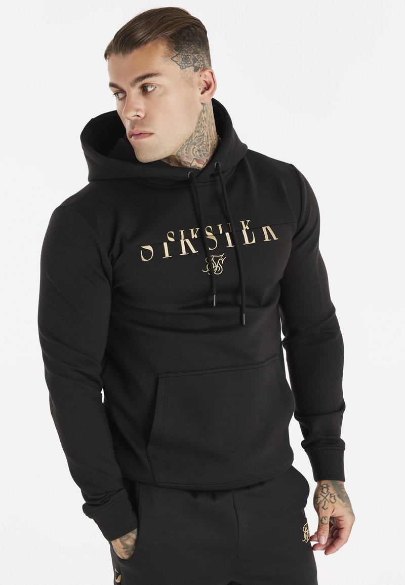 SIKSILK - DIVISION OVERHEAD HOODIE - Mikina - black