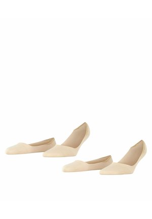 COTTON 2-PACK INVISIBLES UNI - Enkelsokken - cream