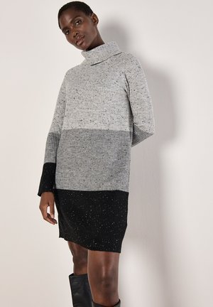 Gebreide jurk - black