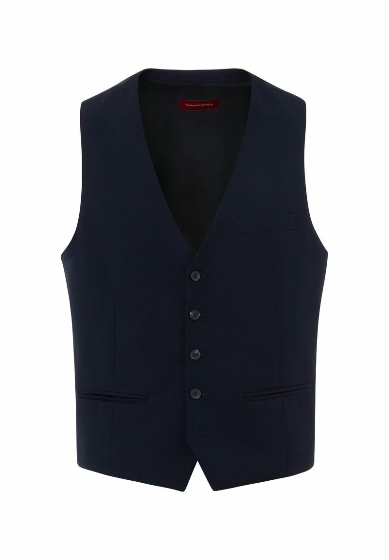 Thomas Goodwin TAILLIERT GESCHNITTEN - Gilet de costume - dunkelblau