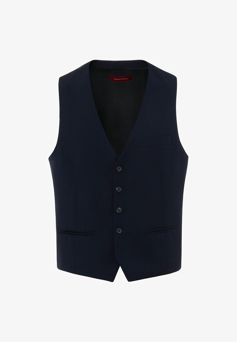 Thomas Goodwin TAILLIERT GESCHNITTEN - Gilet de costume - dunkelblau