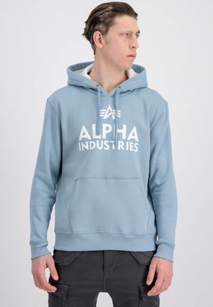 Alpha Industries Pulover s kapuco - greyblue