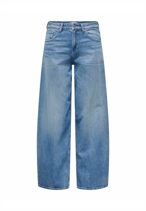 ONLY, BARREL FIT JEANS ONLTAYLOR MID WAIST BARREL FIT JEANS - Wide Leg - medium blue denim