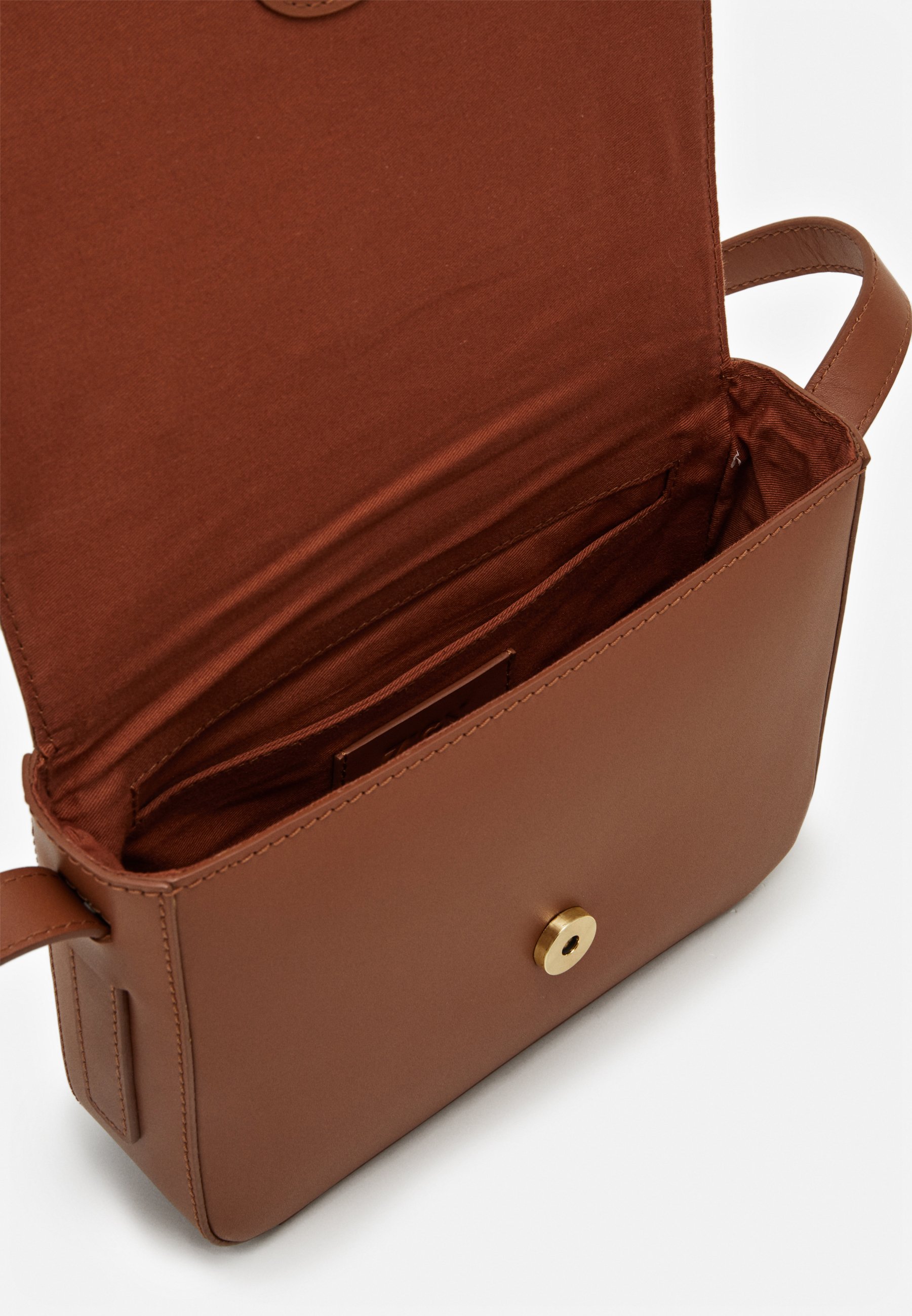 Zign LEATHER Axelremsväska cognac Zalando.se Zign LEATHER Axelremsväska cognac Zalando.se
