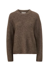ELENA - Striktrøje - braun