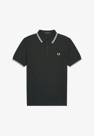Fred Perry TWIN TIPPED - Poloshirt - nightgreen