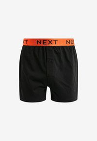 Next TEN PACK - Široke boksarice - black metallic blue green waistband