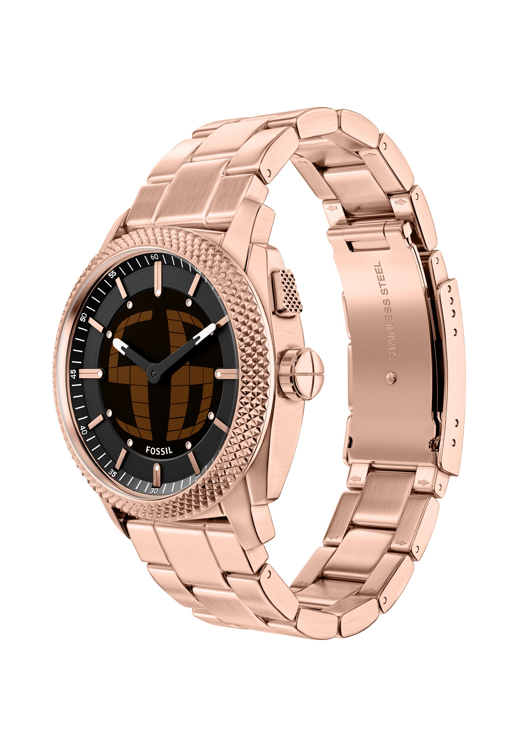 Fossil MACHINE BIG TIC - Watch - rose gold-coloured - Zalando