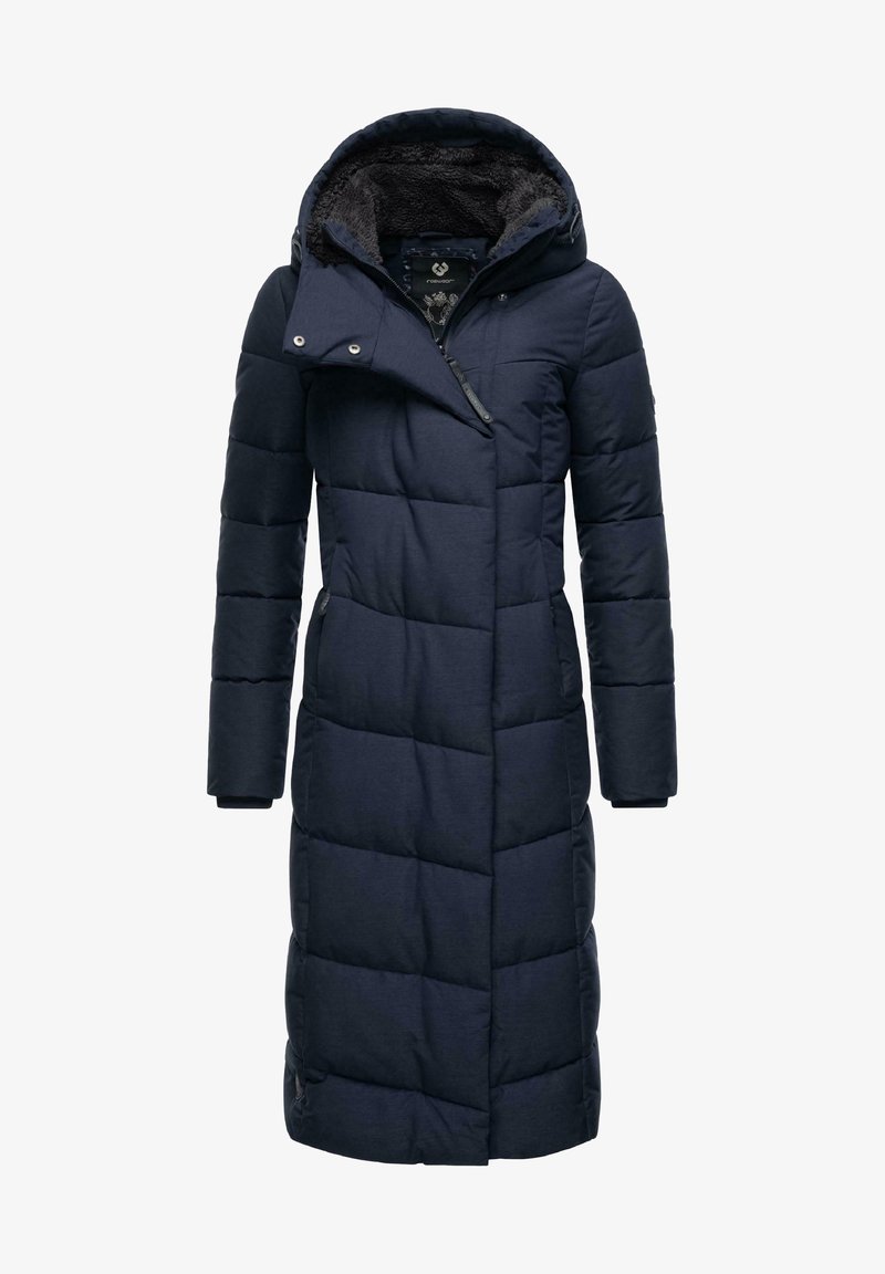 Jūras spēku pufers, kas aprīkots ar kapuci, ar kvadrātveida šuvēm, ar rāvējslēdzēju priekšā un sānu kabatām. Iekšpuse izklāta ar mīkstu, teksturētu materiālu.