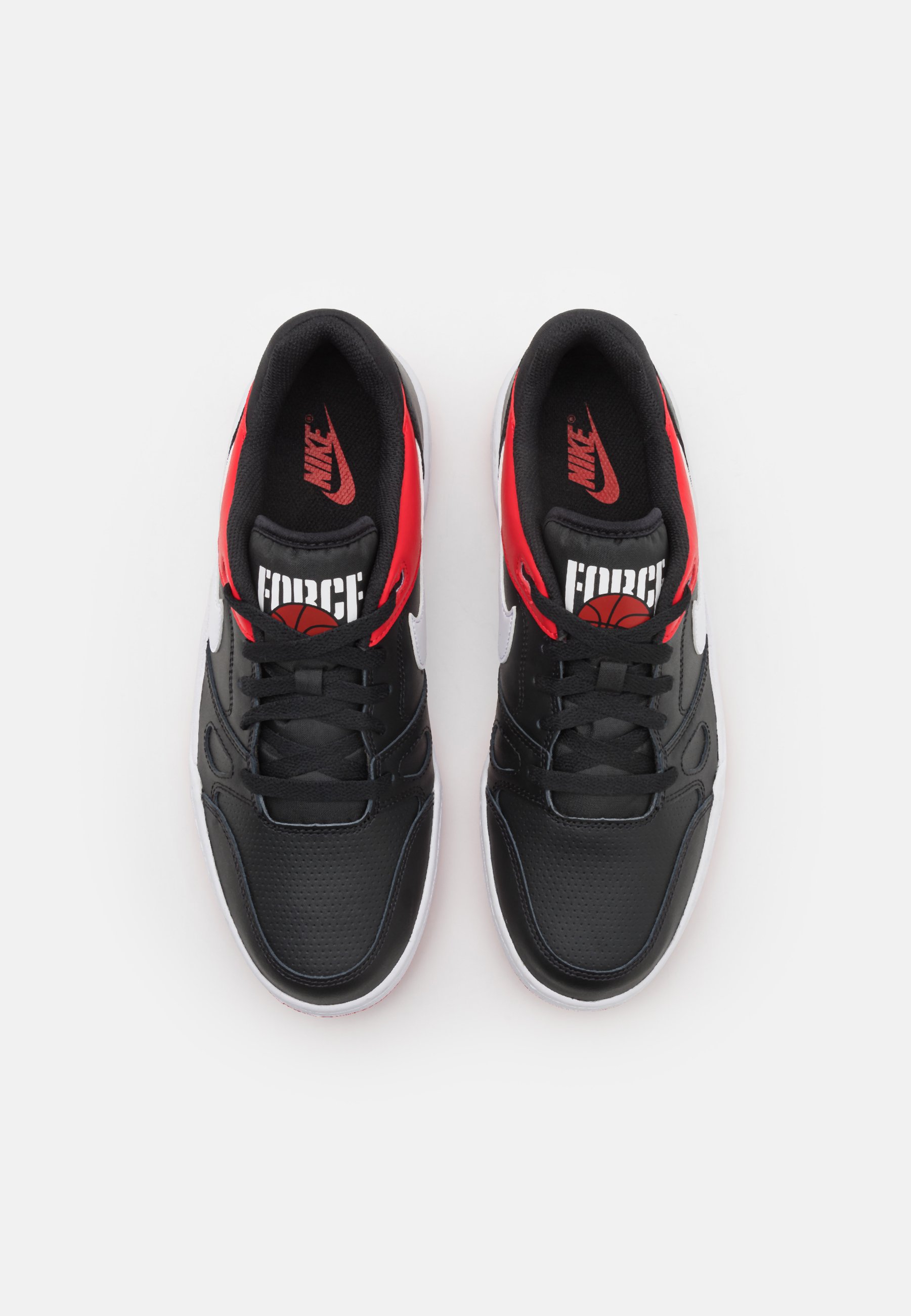 black forces with red tongue