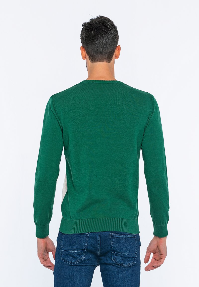Herren Strickjacken | Felix Hardy Strickpullover green/beige/grün - LZ10841 Herren Strickjacken | Felix Hardy Strickpullover green/beige/grün - LZ10841