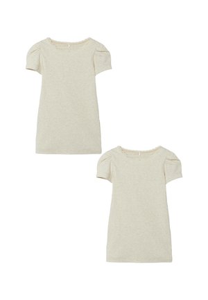 2ER-SET RUNDHALS - T-Shirt basic - beige