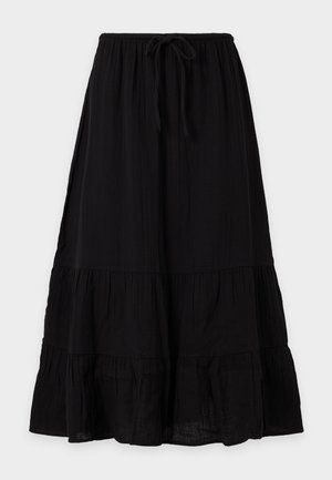 GAP Petite, EWAIST SKIRT  - Μάξι φούστα - true black