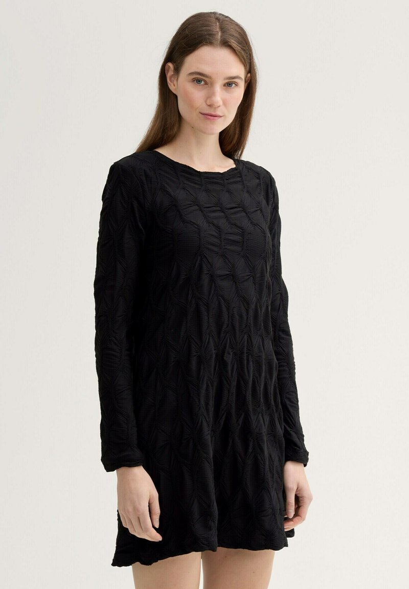 TOM TAILOR Denim Minigonna Donna Svasata Con Fiocco: Estiva In Lino E Viscosa (Taglie XS-XXL)