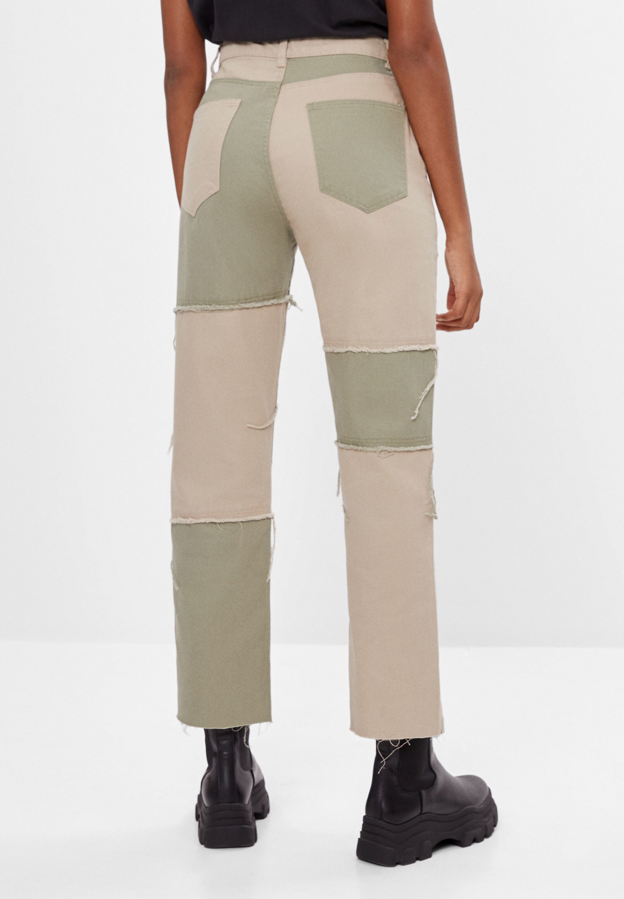 bershka khaki jeans