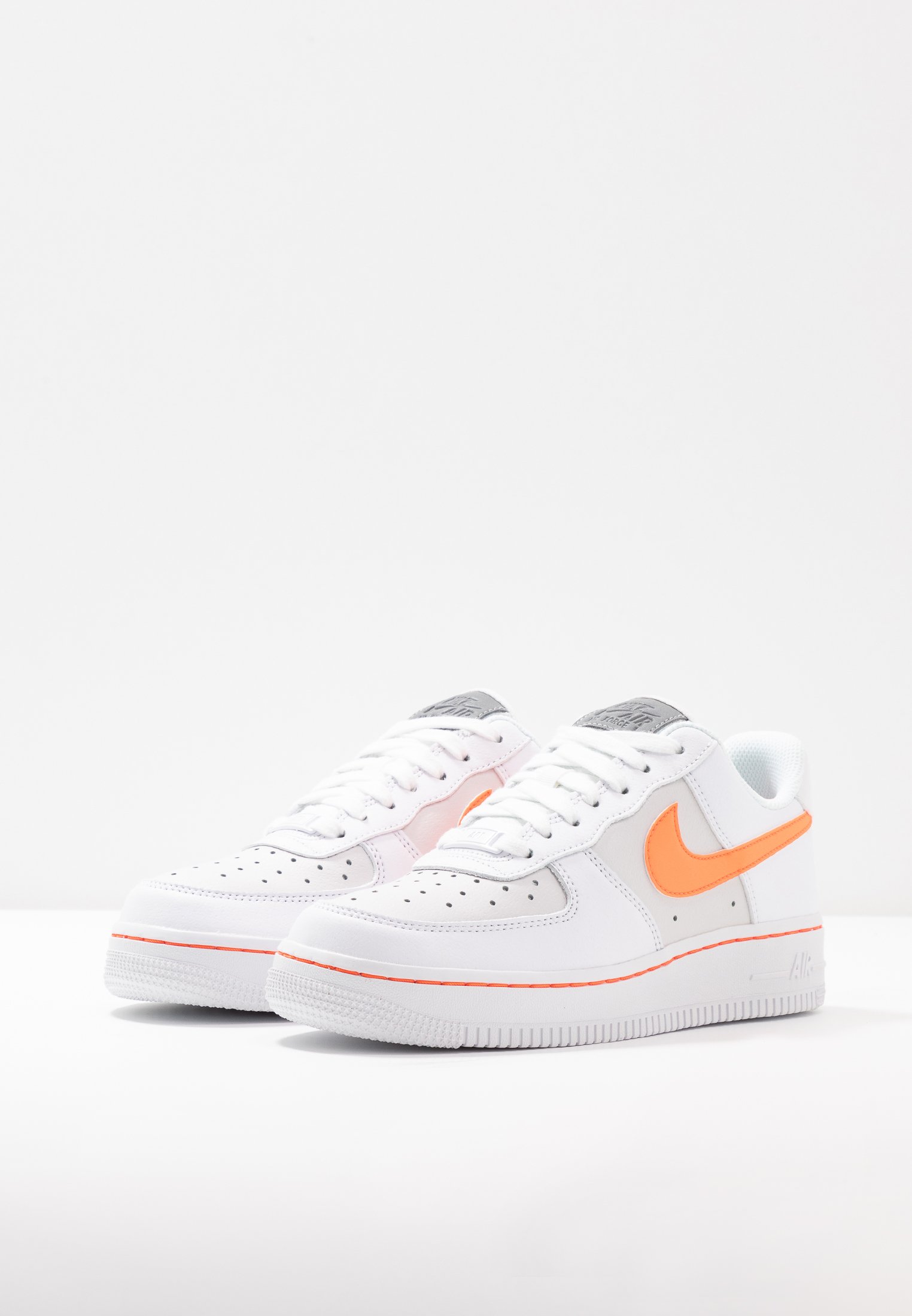 Nike Sportswear AIR FORCE 1 Joggesko whitetotal orange Nike Sportswear AIR FORCE 1 Joggesko whitetotal orange