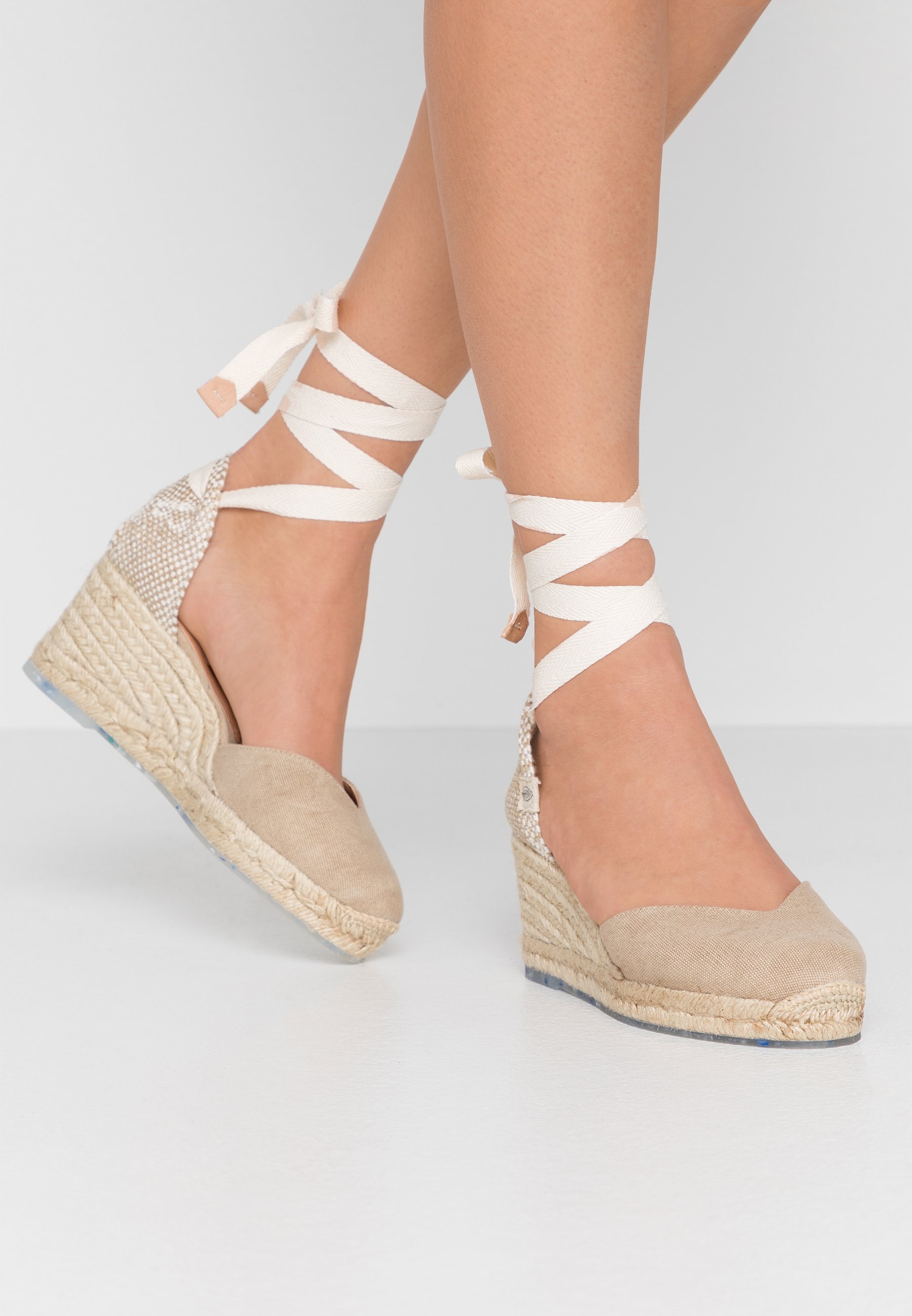 Castañer CHIARA - Wedge sandals - desierto/beige - Zalando.co.uk