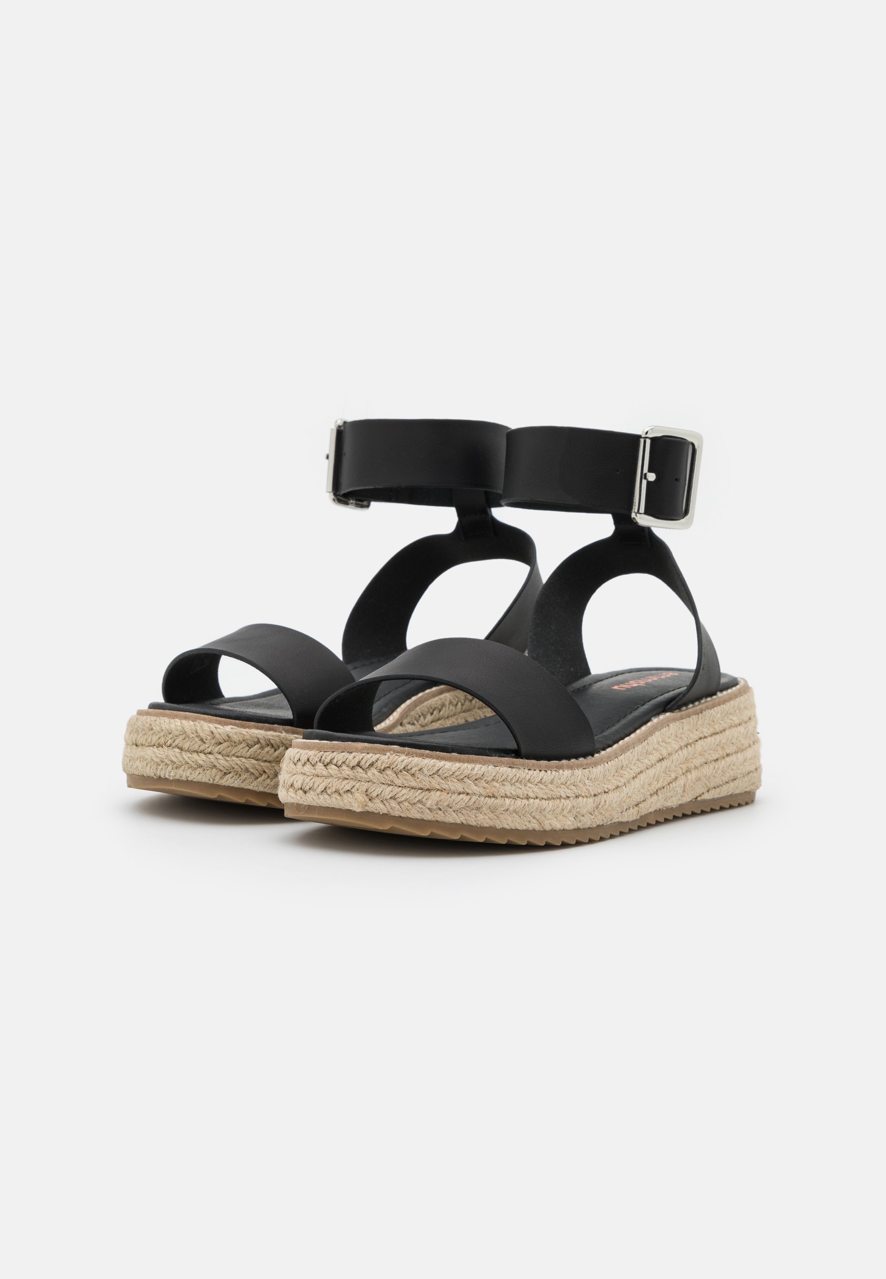 Emmshu FABY - Sandalias con plataforma - black/negro - Zalando.es