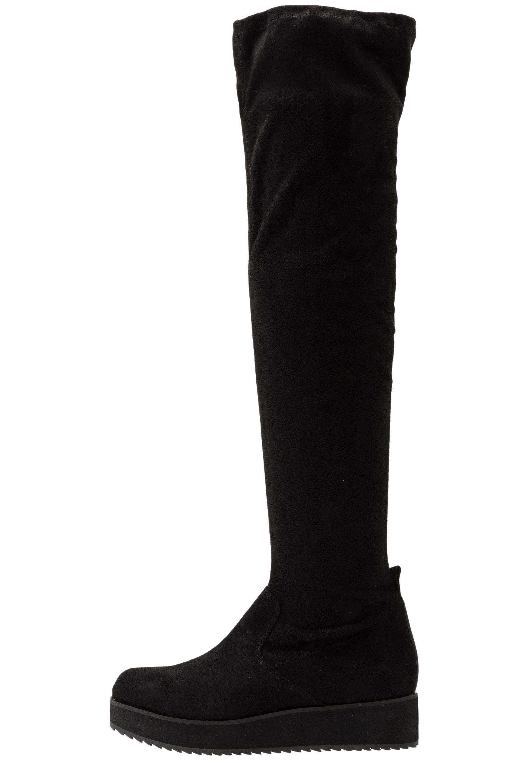 Bullboxer Botas mosqueteras - black/negro - Zalando.es