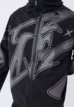 Project X Paris, COUPE-VENT À IMPRIMÉ TAG - Veste imperméable - noir