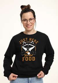 Disney POCAHONTAS MEEKO HERE FOR FOOD - Sudadera - black