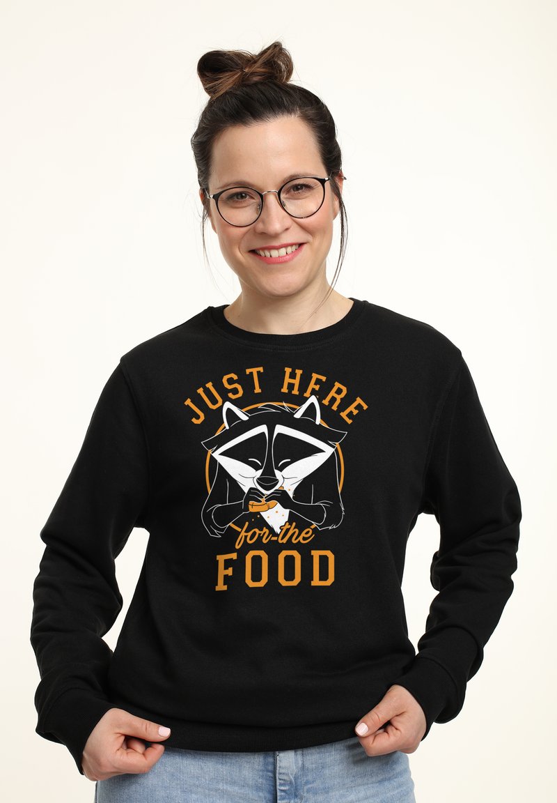 Disney POCAHONTAS MEEKO HERE FOR FOOD - Sudadera - black