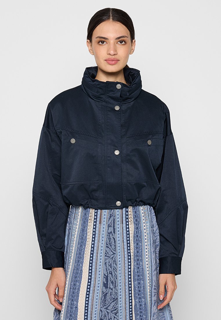 dreimaster Lichte jas donkerblauw