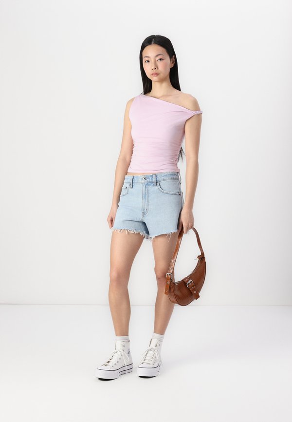 ONE SHOULDER - Top - lilac3