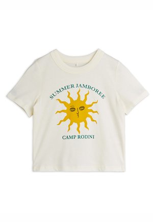 SUN TEE UNISEX - Camiseta estampada - offwhite