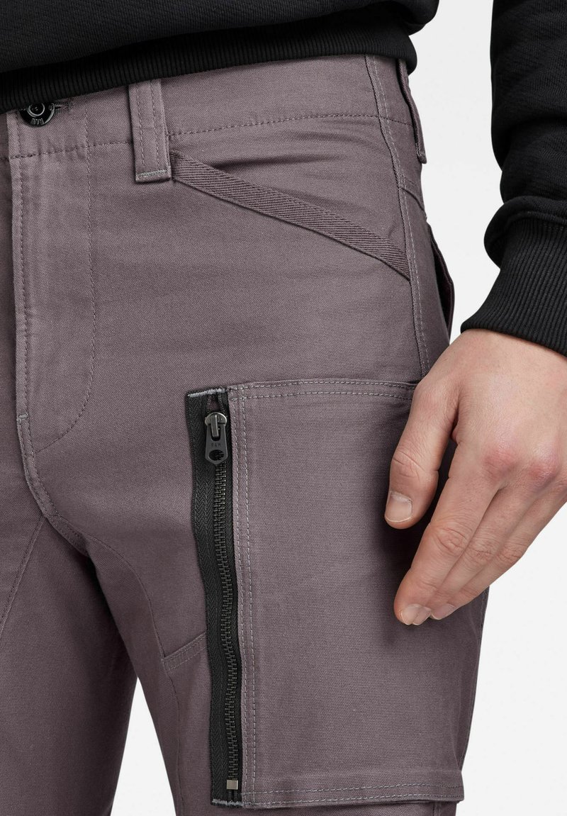 G-STAR ZIP POCKET 3D - Stoffhose - rabbit/grau - Zalando.de