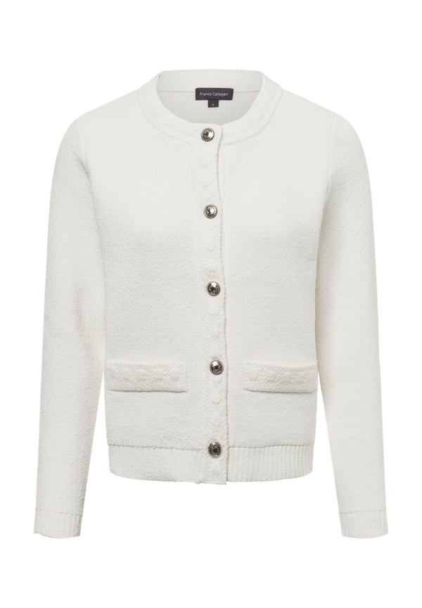 Strickjacke - ecru