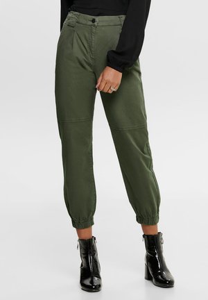 Kangashousut - khaki