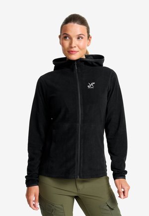 HIKER HOODIE - Fleecejacka - black