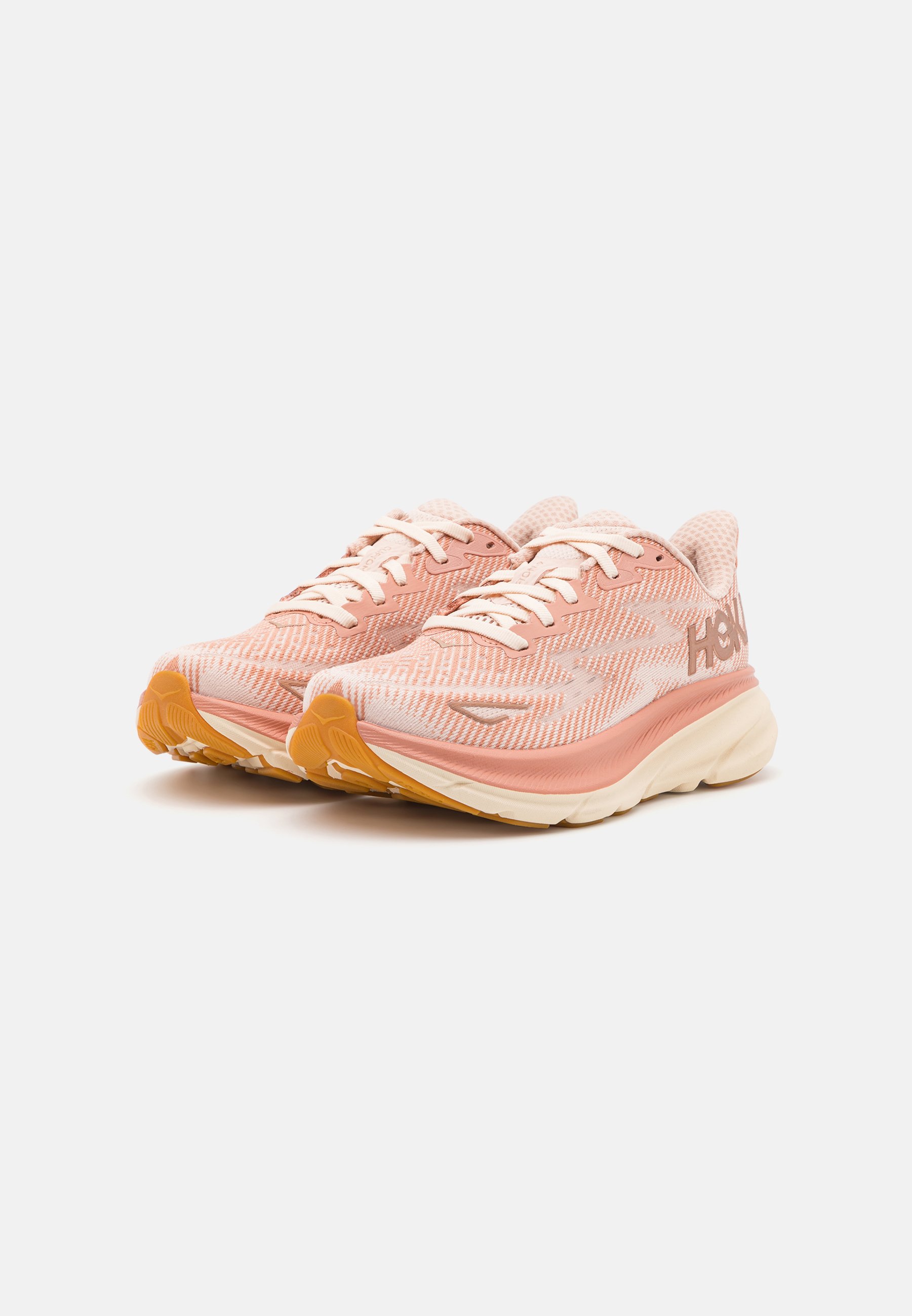 HOKA CLIFTON 9 - Sneakers laag - sandstone/cream/beige - Zalando.nl