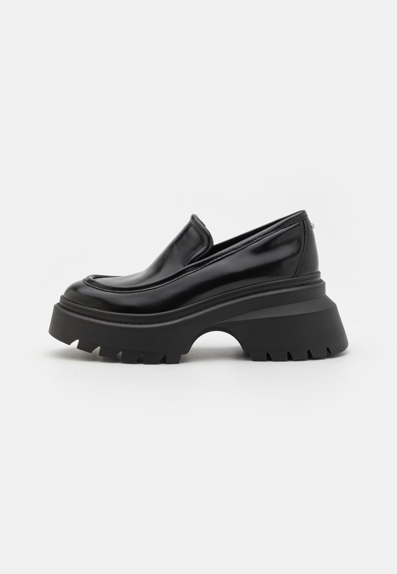 MICHAEL Michael Kors SHILOH LOAFER - Platåsko - black