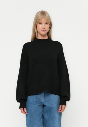 PCMALOU HIGH NECK - Pullover - black