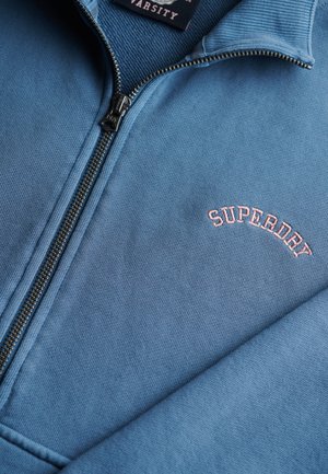Superdry & Co ESSENTIAL LOGO HALF - Sweater - copen blue