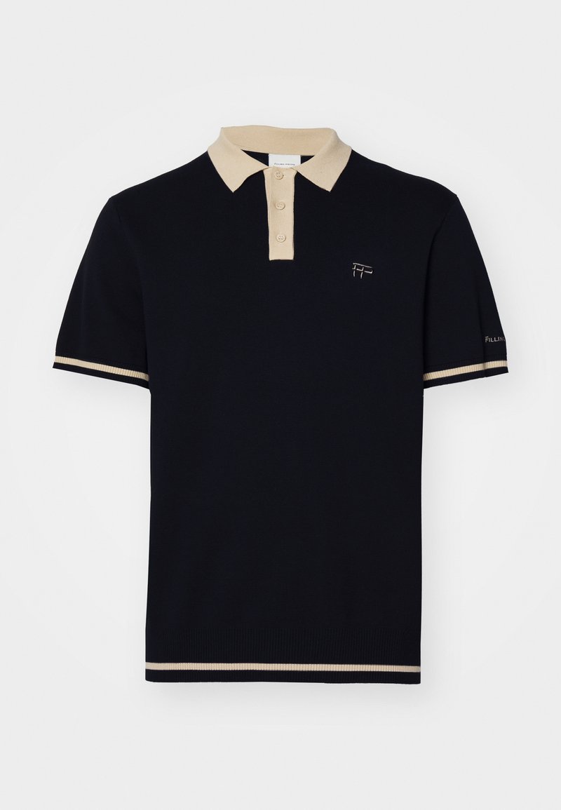Filling Pieces Poloshirt zwart