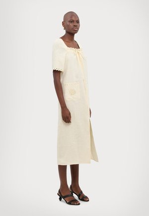 SOFIA MIDI DRESS - Hverdagskjole - white asparagus