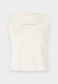 GO OPEN BACK SCRIPT TEE - Linne - sandy shore