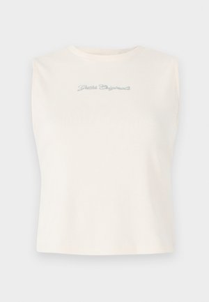 Guess Originals GO OPEN BACK SCRIPT TEE - Top - sandy shore